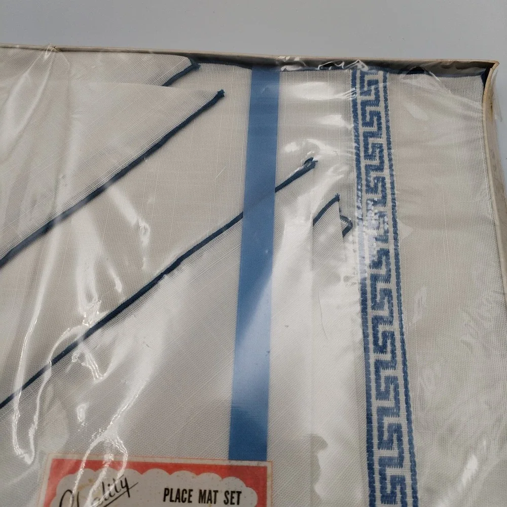 Set 4‎ New Linen Creations Placemats Napkins 12